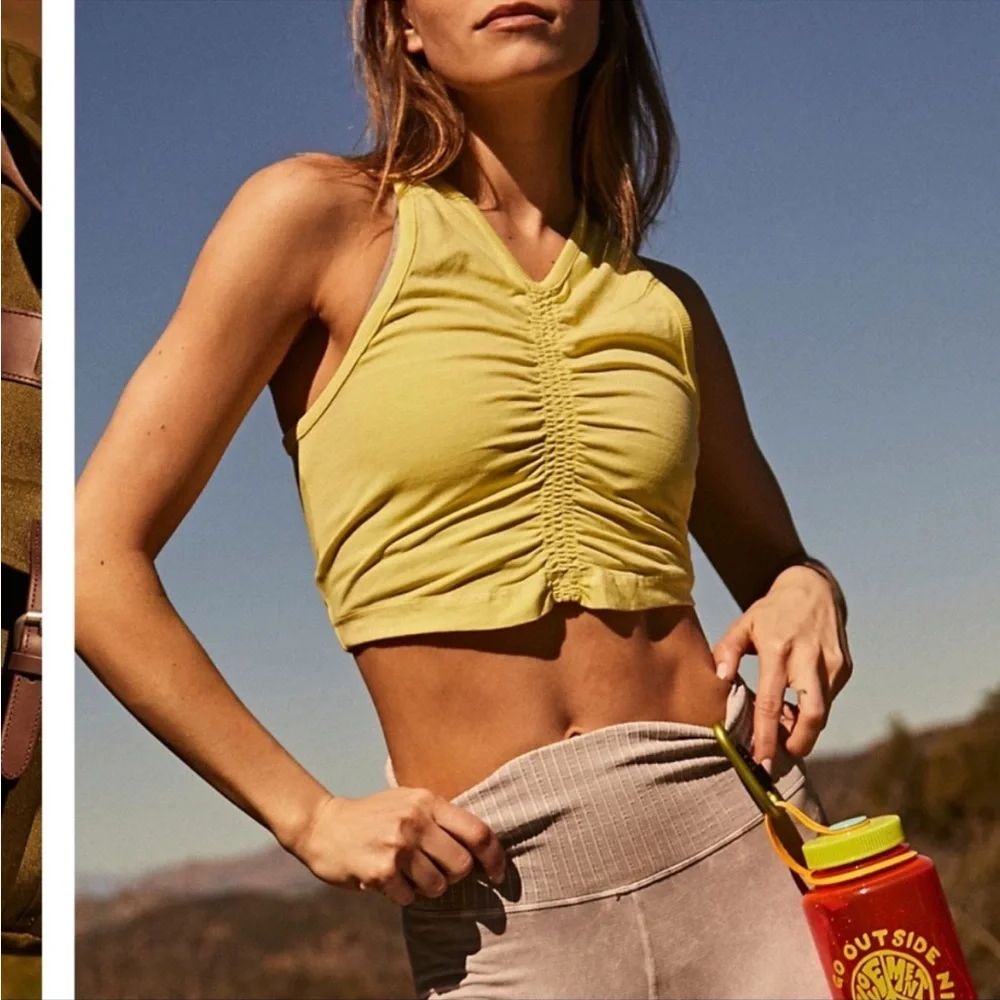 Free people movement lime Sophie tank - Picture 2 of 6